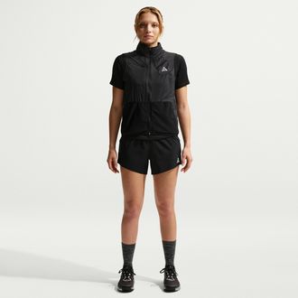 Nike Womens Nike ACG Dri-FIT Mid-Rise Brief-Lined Trail Running Shorts in Black | IO9649-010