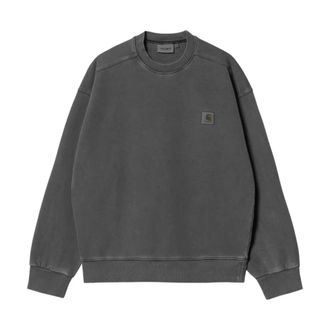 Carhartt Work in Progress Carhartt Wip, Sweatshirts, male, Black, Size: M Nelson Sweatshirt