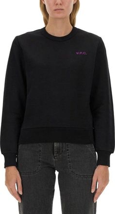 A.P.C. Relaxed-Fit Cotton Sweatshirt With Logo Detail