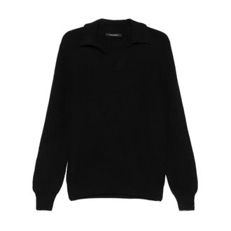 Tagliatore Truien & Vesten, Heren, Zwart, L, Wol, Punt Snijder