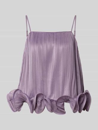 Vero Moda Top mit Spaghettitr&auml;gern Modell RIHANA in Aubergine, Gr&ouml;&szlig;e 34
