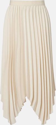 Isabel Marant Felixa pliss&eacute; cr&ecirc;pe midi skirt