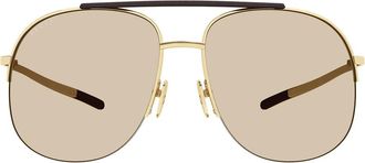 Gucci Sunglasses Gg2165 S 002 Gold/Brown Women