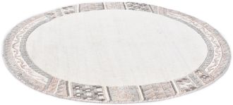THEKO Wollteppich »Nakarta 6030« rund 12 mm Höhe reine Wolle, handgeknüpft, mit Bordüre