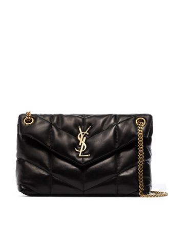 Saint Laurent small Loulou Puffer shoulder bag - women - Calf Leather - OS - Black