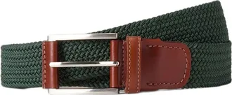 Robert Talbott Stretch Nylon Garfield Belt in Green at Nordstrom, Size 40