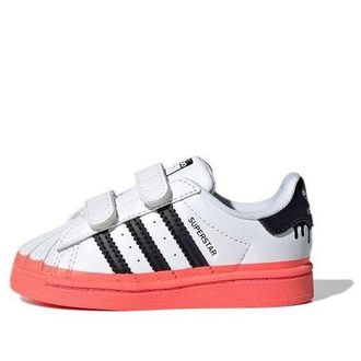 adidas (TD) adidas Superstar Infant Paint Drip - White Turbo GY3329