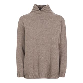 Max Mara Borgia Turtleneck - Dames - Coltruien - Bruin - XS - Wol - Truien & Vesten
