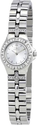 Invicta Wildflower Silver Dial Stainless Steel Ladies Watch 0132