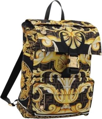 Fendi Pre-owned Vintage Rugzak - Dames - Vintage Rugzakken - Veelkleurig - ONE Size - Nylon - Vintage