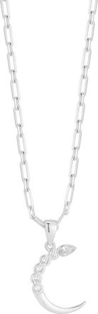 Sphera Milano Dnu 0 Units Sold Sphera Milano Silver Cz Moon Necklace