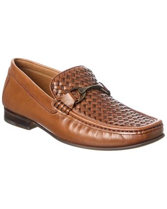 Donald J Pliner Dannie Woven Leather Loafer