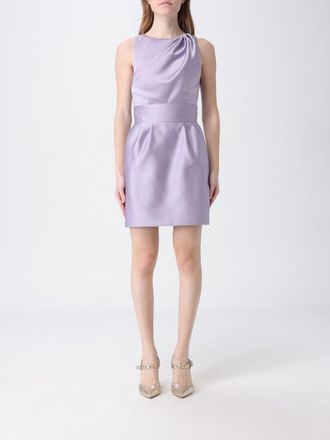 Elisabetta Franchi Duchesse Dress With Logo