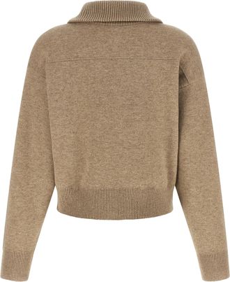 Brunello Cucinelli Womens Beige Cashmere Cardigan Clothing