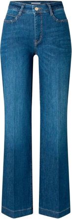 M.A.C Flared Jeans - Dames - Jeans - Blauw - Maat: 3XL