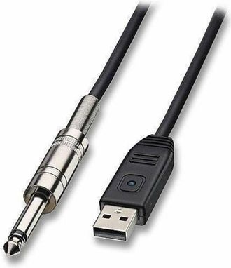 Trade Shop Trade Shop - Cavo Adattatore Per Chitarra Da Jack 6,5mm A Usb Per Pc Lunghezza 3 Metri Kl3623