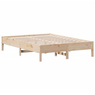 vidaXL Bed Frame without Mattress 140x200 cm Solid Wood Pine Vidaxl