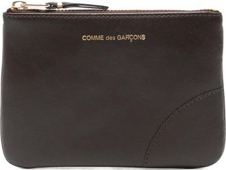 Comme Des Gar&ccedil;ons Portafoglio con zip - Marrone