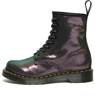 Dr. Martens (WMNS) Dr.Martens 1460 Disco Iridescent Suede Lace Up Boots Purple 26958519