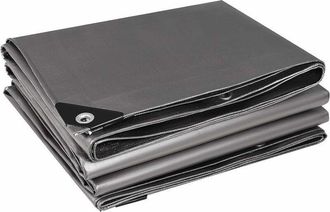 OEM Lona Protectora De 2x2 M, Impermeable, Cubierta Protectora, Color Plata