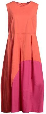 Rosé A Pois VESTIDOS - Vestidos midi en YOOX.COM