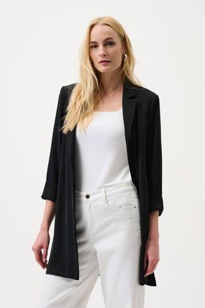 Joseph Ribkoff Classic Long Blazer in Black at Nordstrom, Size 14