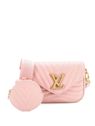 Louis Vuitton New Wave Multi Pochette Quilted Leather crossbody bag - Roze