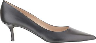 Gianvito Rossi Black Leather Pumps