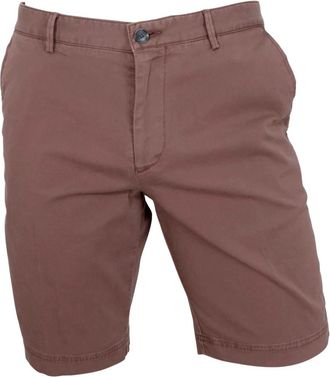 HUGO BOSS Korte Broeken, Heren, Bruin, XS, Katoen, Slice Short