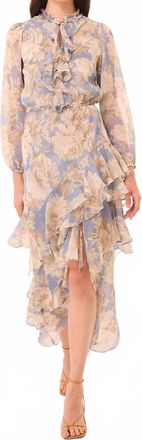 Misa Iris Dress In Peony Blossom