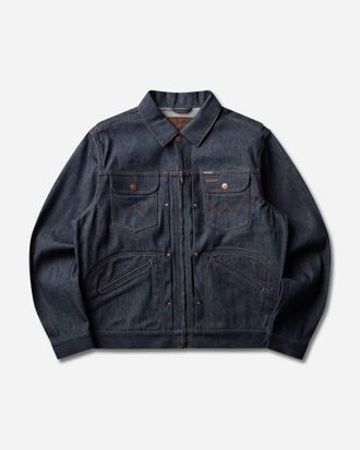 Wrangler Men s Blue Bell Regular 11MJZ Jacket Indigo Raw