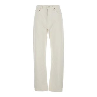 A Gold E Dames, Jeans, Wit, Maat: W30 Katoen