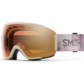 Smith Sequence ChromaPop Polarized Cylindrical Carbonic-X Over the Glasses Snow Goggles in Chalk Bleach /Pro Gold at Nordstrom