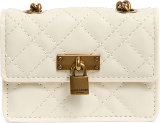 Kurt Geiger London Micro Brixton Shoulder Bag, Bone, S