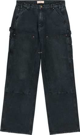 Cherry Los Angeles Panelled Wide-leg Jeans - Black - 36 (W36 / XL)