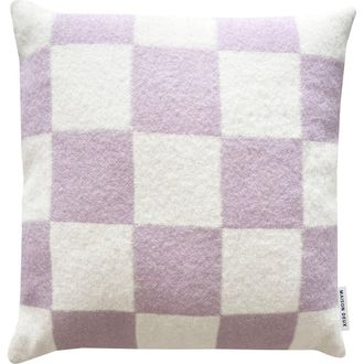Maison Deux Checkerboard Cushion Cover in Lilac at Nordstrom, Size 2Ft 0In X 2Ft 0In