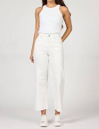 Dear John Denim Holly Raw Hem Jeans In White