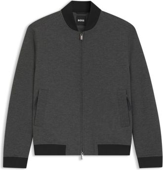 BOSS Slim-fit jacket in wrinkle-resistant fabric