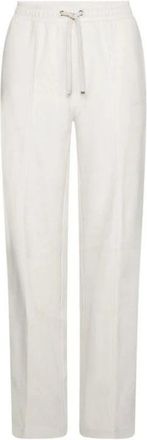 Calvin Klein Wide Leg Trainingsbroeken - Dames - Sweatpants - Beige - M - Katoen - Broeken
