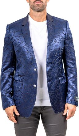 Maceoo Socrateevo Martyr006 Sport Coat in Blue at Nordstrom, Size 4