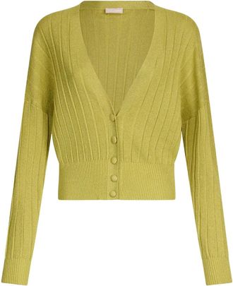 Liu Jo Cardigan lam&eacute; - Verde