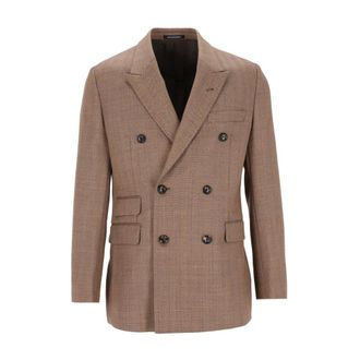 Emporio Armani Heren, Jassen, Beige, Maat: L