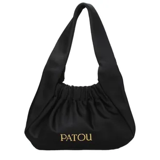 Patou Black Fabric Womens Handbag
