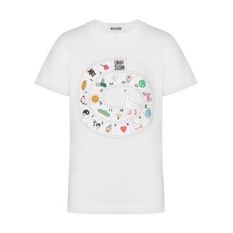 Moschino Dames, Tops, Wit, Maat: XS Zijde