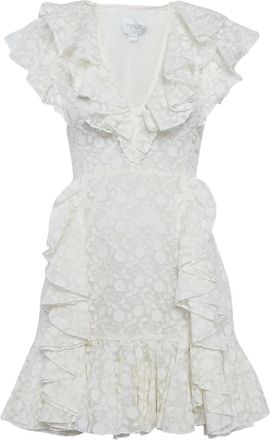 Giambattista Valli Abito corto a fiori - Bianco