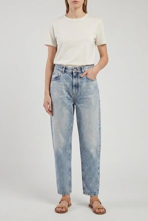Brunello Cucinelli Light Blue Relaxed Trousers, Brand Size 44 (US Size 10)