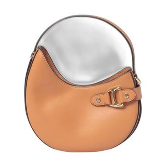 Ralph Lauren Borsa a spalla in pelle - - Bags - Donna - Marrone - ONE SIZE