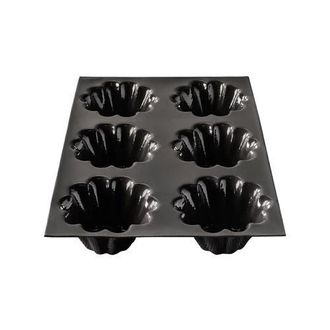 Silpat Flexipan 6 Briochettes Mold in Black at Nordstrom