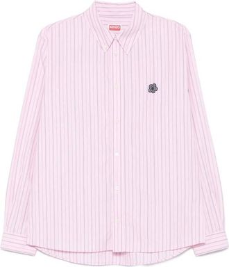 Kenzo Boke Flower Stripe Cotton Poplin Shirt, Brand Size 40 (Neck Size 15.75)