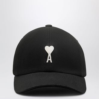 Ami Black Ami De Coeur baseball cap